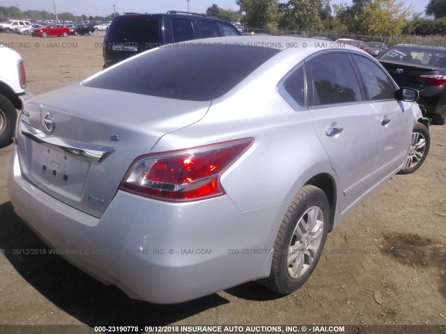 1N4AL3AP5DC912884 - 2013 NISSAN ALTIMA 2.5/S/SV/SL SILVER photo 4