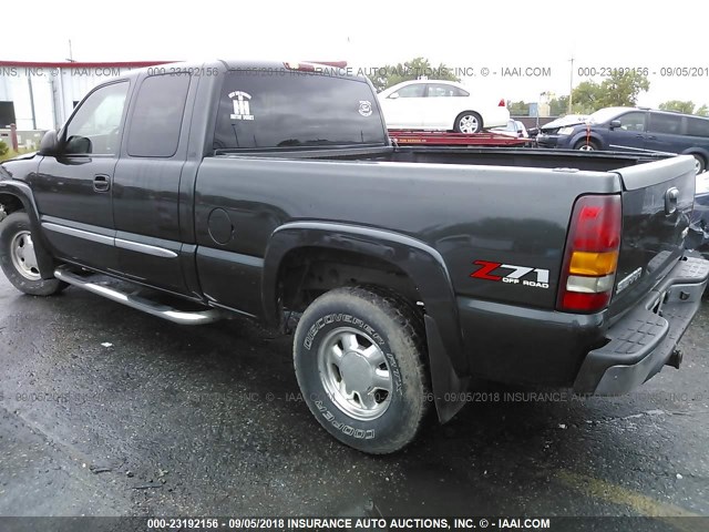 2GTEK19T631317471 - 2003 GMC NEW SIERRA K1500 GRAY photo 3