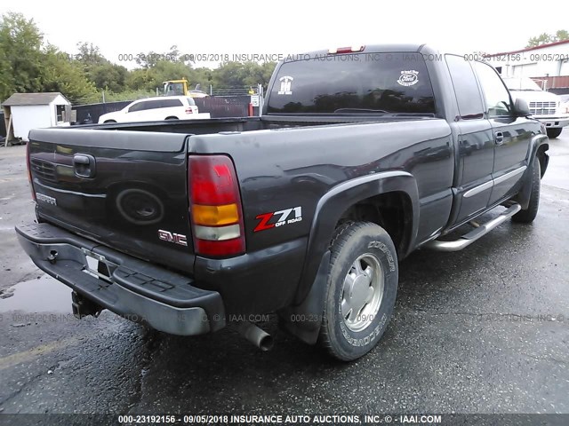 2GTEK19T631317471 - 2003 GMC NEW SIERRA K1500 GRAY photo 4