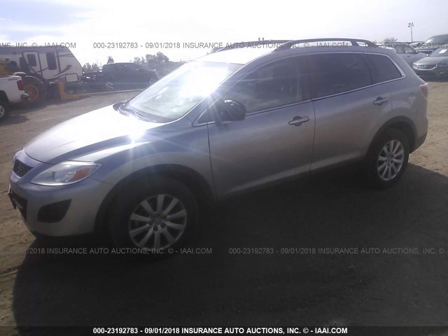 JM3TB3MA5A0222151 - 2010 MAZDA CX-9 SILVER photo 2