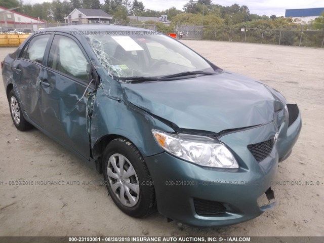 1NXBU40E99Z006347 - 2009 TOYOTA COROLLA S/LE/XLE GREEN photo 6