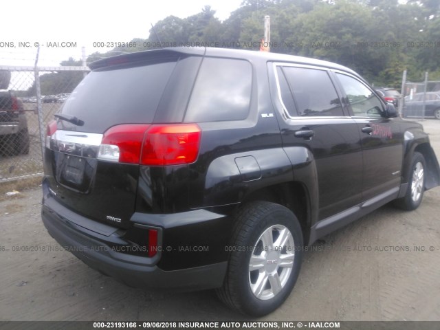 2GKFLSEK3G6336903 - 2016 GMC TERRAIN SLE BLACK photo 4