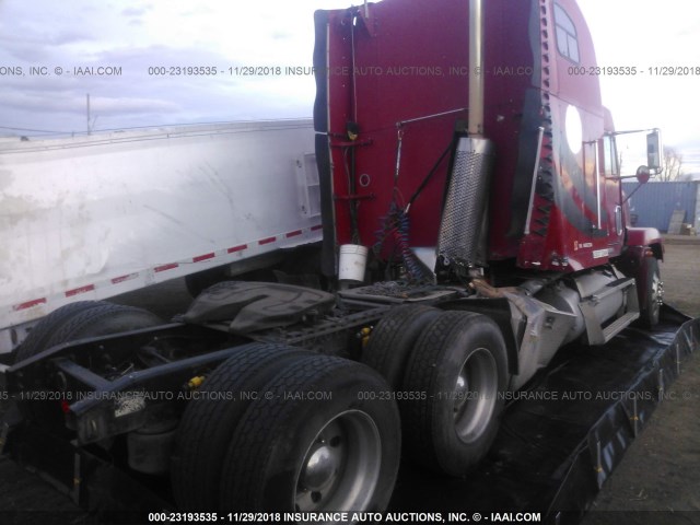 2FUYDSEB8VA667304 - 1997 FREIGHTLINER FLD FLD120 RED photo 4