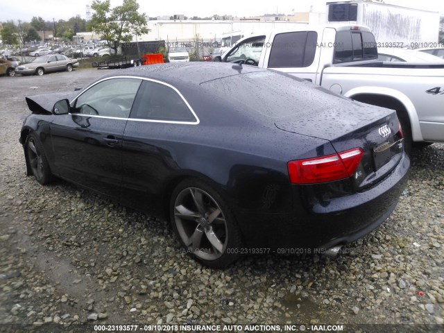 WAUDK78T29A003361 - 2009 AUDI A5 QUATTRO BLUE photo 3