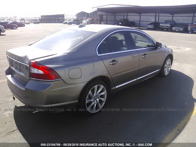 YV1902AH2C1161269 - 2012 VOLVO S80 T6 GOLD photo 4