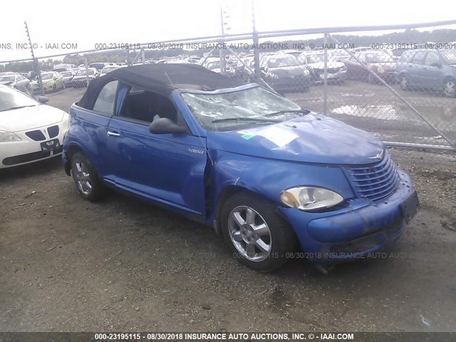 3C3EY55E55T503554 - 2005 CHRYSLER PT CRUISER TOURING BLUE photo 1