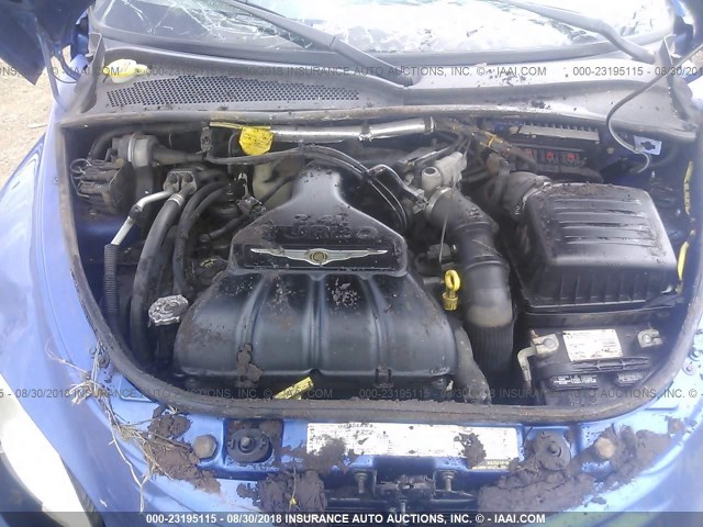 3C3EY55E55T503554 - 2005 CHRYSLER PT CRUISER TOURING BLUE photo 10