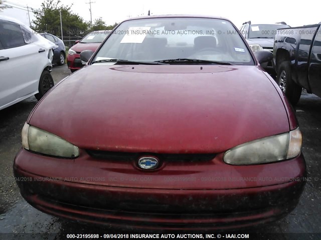1Y1SK52821Z435596 - 2001 CHEVROLET GEO PRIZM LSI MAROON photo 6