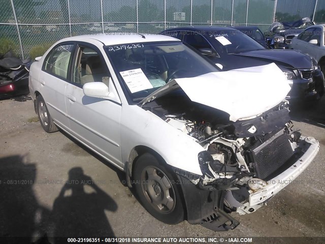 JHMES96683S016003 - 2003 HONDA CIVIC HYBRID WHITE photo 1