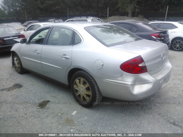 2G4WC532851224734 - 2005 BUICK LACROSSE CX SILVER photo 3