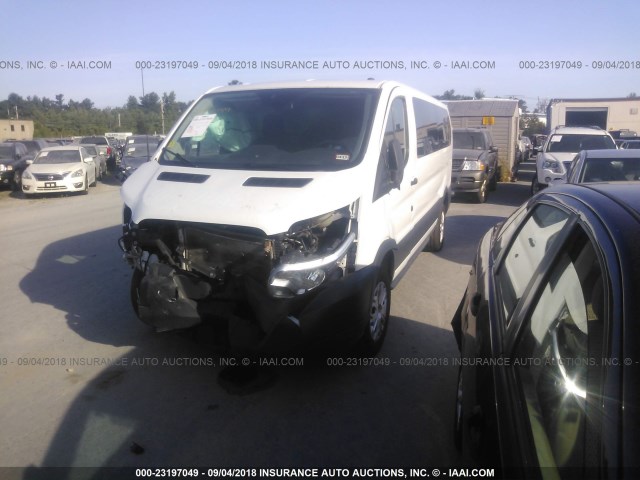 1FBZX2ZM3GKB25453 - 2016 FORD TRANSIT T-350 WHITE photo 2