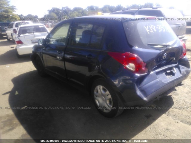 3N1BC13E77L428211 - 2007 NISSAN VERSA S/SL BLUE photo 3