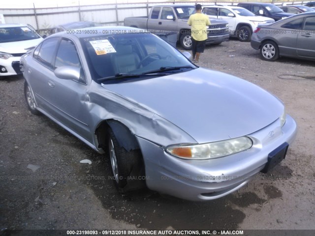 1G3NF52E61C157848 - 2001 OLDSMOBILE ALERO GLS SILVER photo 1