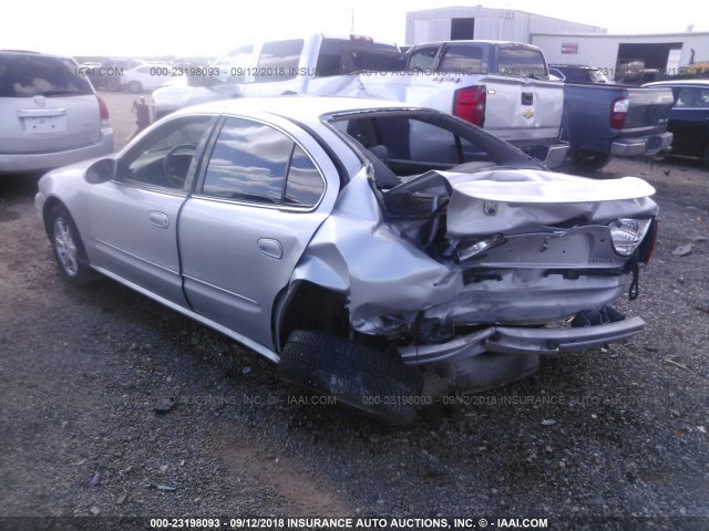 1G3NF52E61C157848 - 2001 OLDSMOBILE ALERO GLS SILVER photo 3