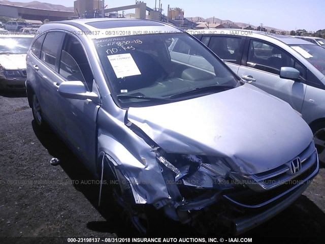 5J6RE4H7XBL047825 - 2011 HONDA CR-V EXL SILVER photo 1