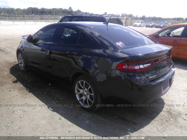 1C3CDFBB8FD181258 - 2015 DODGE DART SXT BLACK photo 3