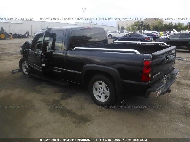 1GCEC19Z76Z247833 - 2006 CHEVROLET SILVERADO C1500 Dark Blue photo 3