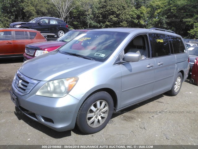 5FNRL38768B066549 - 2008 HONDA ODYSSEY EXL GRAY photo 2