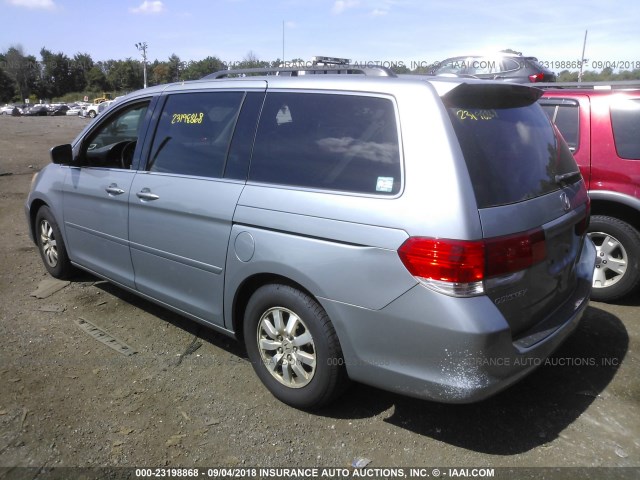 5FNRL38768B066549 - 2008 HONDA ODYSSEY EXL GRAY photo 3