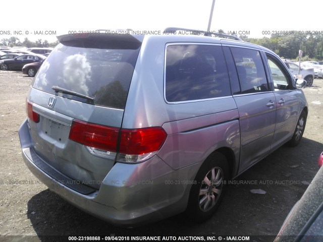 5FNRL38768B066549 - 2008 HONDA ODYSSEY EXL GRAY photo 4