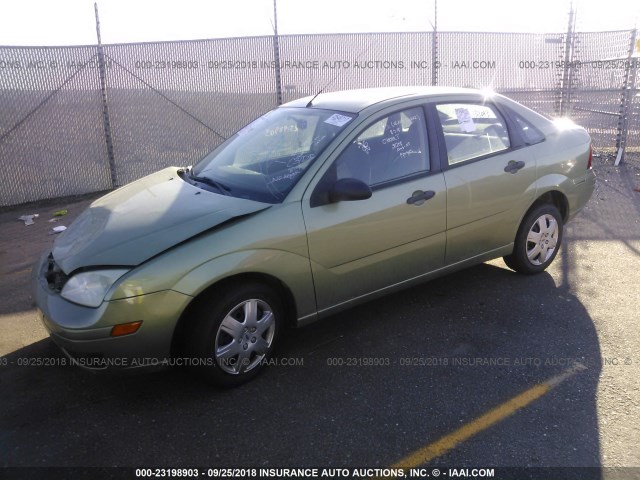 1FAFP34N87W171668 - 2007 FORD FOCUS ZX4/S/SE/SES GREEN photo 2