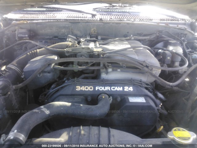 5TEGN92N41Z767994 - 2001 TOYOTA TACOMA DOUBLE CAB PRERUNNER GREEN photo 10