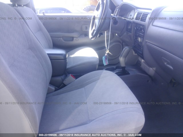 5TEGN92N41Z767994 - 2001 TOYOTA TACOMA DOUBLE CAB PRERUNNER GREEN photo 5