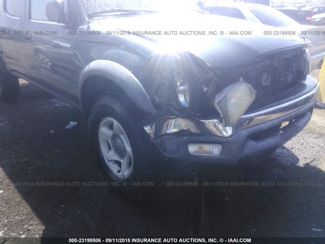 5TEGN92N41Z767994 - 2001 TOYOTA TACOMA DOUBLE CAB PRERUNNER GREEN photo 6