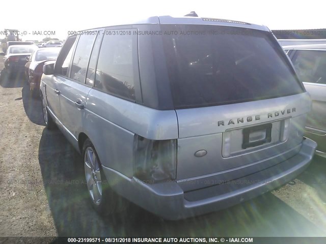 SALMF13486A223662 - 2006 LAND ROVER RANGE ROVER SUPERCHARGED SILVER photo 3