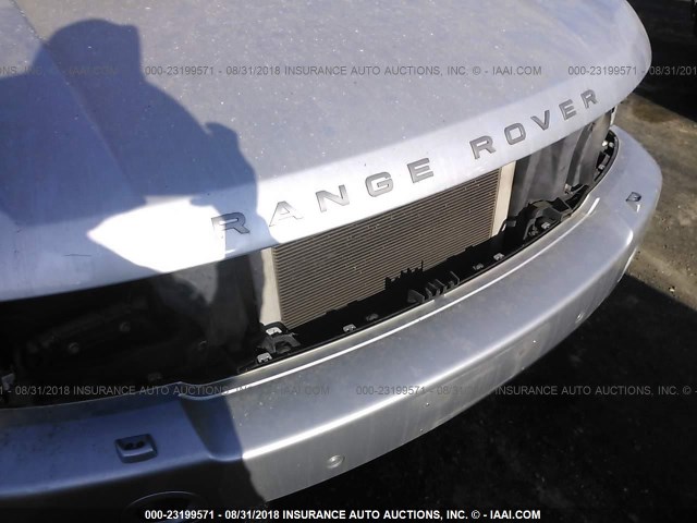 SALMF13486A223662 - 2006 LAND ROVER RANGE ROVER SUPERCHARGED SILVER photo 6