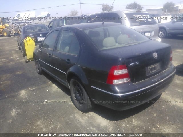 3VWRA69M04M126274 - 2004 VOLKSWAGEN JETTA GL BLACK photo 3