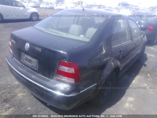 3VWRA69M04M126274 - 2004 VOLKSWAGEN JETTA GL BLACK photo 4