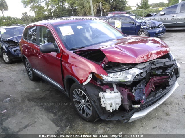 JA4AZ3A32GZ030718 - 2016 MITSUBISHI OUTLANDER SE/SEL RED photo 1