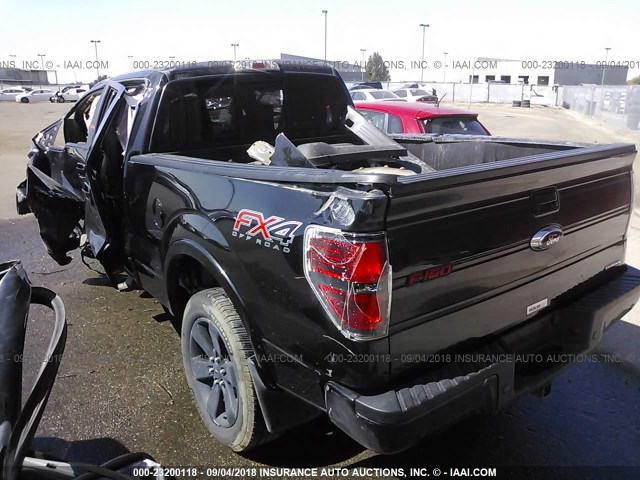 1FTFW1EF0DFD86501 - 2013 FORD F150 SUPERCREW BLACK photo 3
