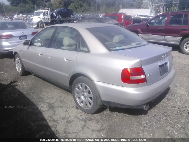 WAUDC28D4YA140731 - 2000 AUDI A4 1.8T QUATTRO TAN photo 3