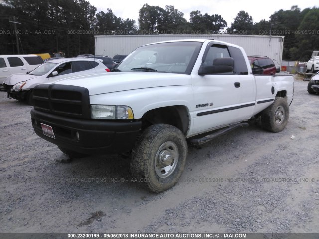 1B7KF23Z6WJ246342 - 1998 DODGE RAM 2500 WHITE photo 2