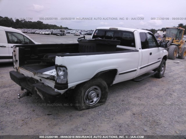 1B7KF23Z6WJ246342 - 1998 DODGE RAM 2500 WHITE photo 4