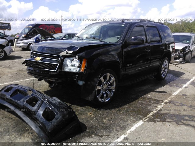 1GNSCBE06DR312286 - 2013 CHEVROLET TAHOE C1500 LT BLACK photo 2