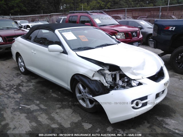 4T1FA38P18U158003 - 2008 TOYOTA CAMRY SOLARA SE/SLE/SPORT WHITE photo 1