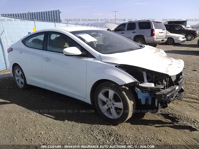 5NPDH4AE0DH373544 - 2013 HYUNDAI ELANTRA GLS/LIMITED WHITE photo 1