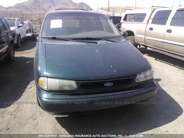 2FMDA5145SBB94177 - 1995 FORD WINDSTAR WAGON GREEN photo 6