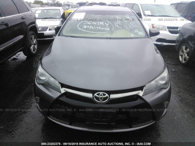 4T1BF1FK9FU062385 - 2015 TOYOTA CAMRY LE/XLE/SE/XSE TAN photo 6