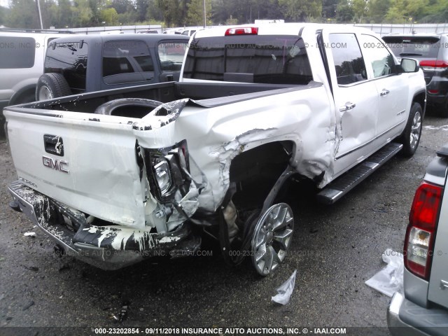 3GTU2NEC5JG162408 - 2018 GMC SIERRA K1500 SLT WHITE photo 4