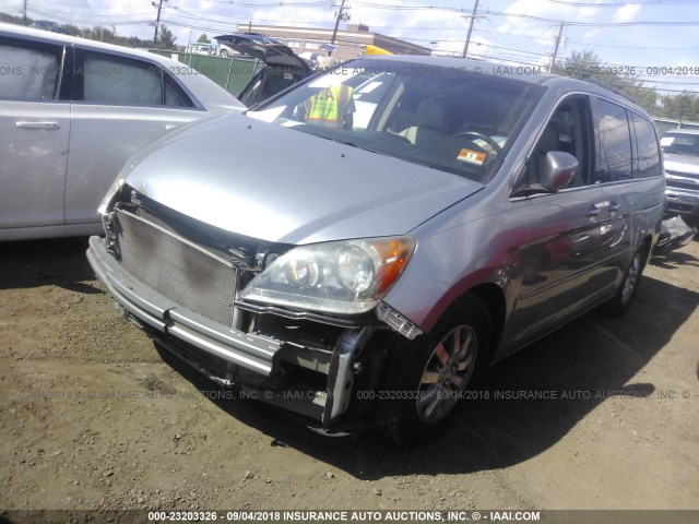 5FNRL38729B045084 - 2009 HONDA ODYSSEY EXL SILVER photo 2