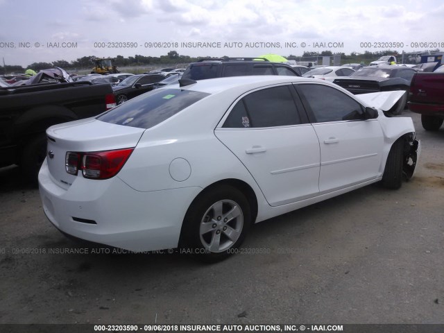 1G11B5SL2FF282465 - 2015 CHEVROLET MALIBU LS 白色 照片 4