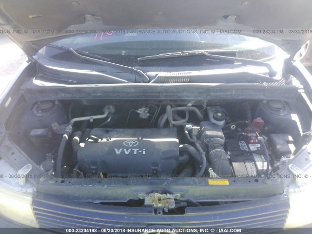 JTLKT324040148662 - 2004 TOYOTA SCION XB ლურჯი ფოტო 10