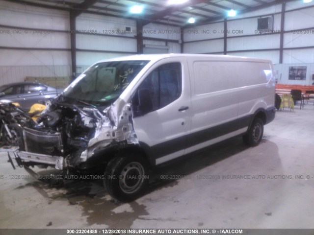 1FTSW2ZM8FKA51882 - 2015 FORD TRANSIT T-350 WHITE photo 2