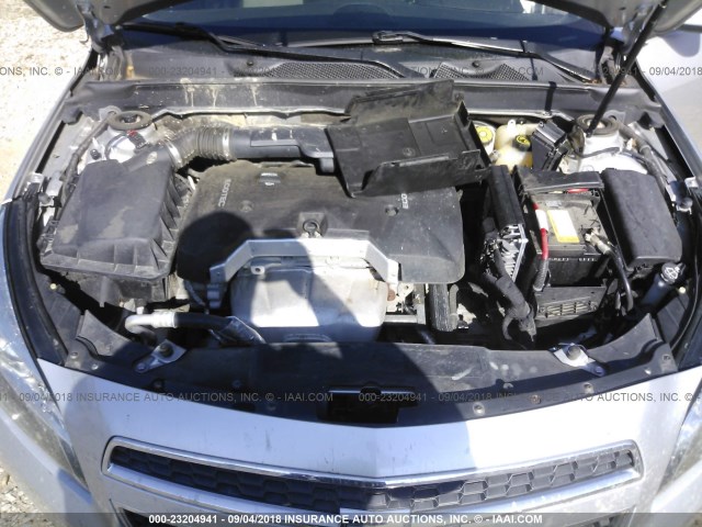 1G11C5SA9DF335834 - 2013 CHEVROLET MALIBU 1LT SILVER photo 10