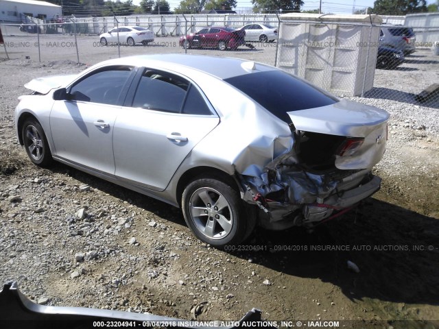 1G11C5SA9DF335834 - 2013 CHEVROLET MALIBU 1LT SILVER photo 3