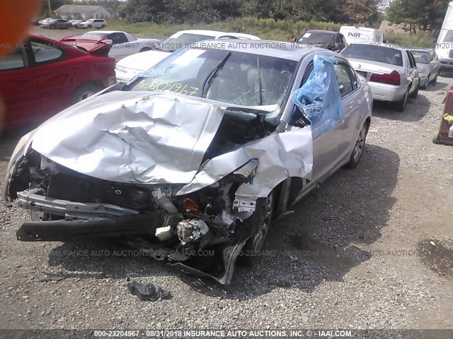 1HGCP26898A035838 - 2008 HONDA ACCORD EXL SILVER photo 2